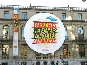 efímeros Mercats de la Mediterranea. Palau Robert Barcelona